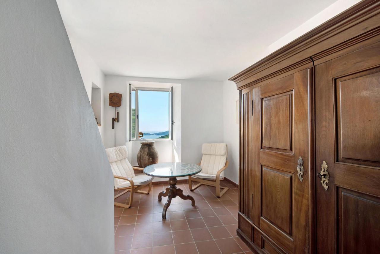 Cottage Con Vista Mare Zoagli Exterior foto